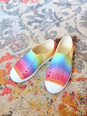 Native Kids Jefferson Rainbow Slip-On Shoes